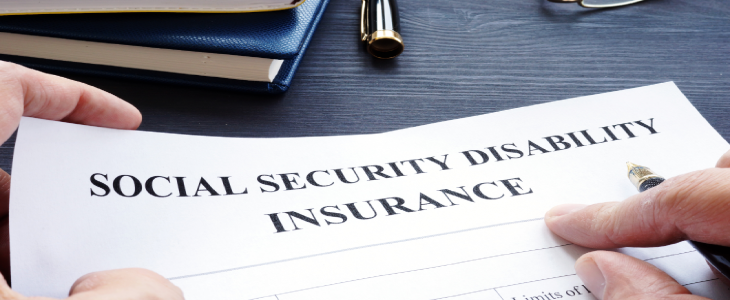 document that says social security disability insurance