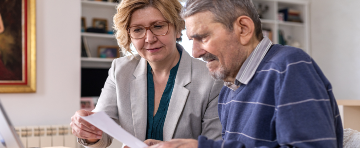 a couple looking at a testamentary trust in fort worth/ dallas texas