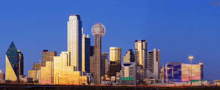 skyline of dallas texas